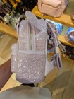 New    disney Parks 2025 Mickey Minnie Opalescent Lavender Sequin Ear Backpack Bag