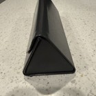 Bulova Triangular Eyeglass Case Gray Folding Magnetic Closure Hard Shell