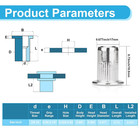 30 Pcs 3 8-16 Rivet Nuts Stainless Steel Flat Head Threaded Insert Nutserts