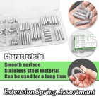 133pcs Extension Spring Assortment Kit 25 Different Sizes Stainless Steel Extens