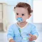 Dummy Clip Baby Boys Girls Pacifier Soother Chain Holder Strap Clips Silicone