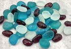 Beach Glass Assorted Frosted Tumbled Pebbles  approx  1 Kilogram 1  Inches  Bprw