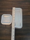 Vintage Stainless Steel Revere Ware Refrigerator Containers Set 2 Dishes   Lids