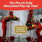 Superstar Santa Deluxe Pop-up Christmas Tree W north Star Projector  7 Feet