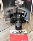 Vintage Sigma Sa-1 Zoom Master 35mm Camera With Extras Tested Read