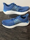New Balance Fresh Foam Men   s Low Top Mesh Lace-up Running Sneakers Blue