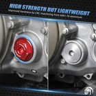 Nicecnc Crankcase Cover Plugs Kit For Honda Sportrax 400 Trx400ex 2000-2008 Red