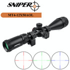 Sniper Mt4-12x50 Sfp Hunting Rifle Scope R g b Illuminated 1   Tube Parallax Ad