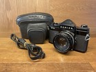  rare Black   Exc 5 W  Case  Konica Fp Film Camera Hexanon 52mm F 1 8 Lens Japan