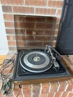 Vtg Fisher Turntable Record Player C-20 Parts Dust Cover Radio Music