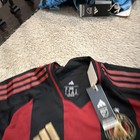Adidas Atlanta United Fc Latte Lath  19 Mls Soccer Jersey Men   s M Black red