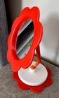 Vintage Nos Daisy Flower Double Sided Vanity Mirror Soviet 1990s Space Age Decor