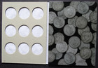 He Harris Morgan Silver Dollars Coin Plain Folder Album Book 2665