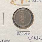 Danish West Indies  1840  X Skilling  Silver  Uncirculated 