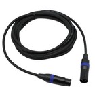 Color Coded 3-pin Xlr Male To Female Dmx Signal Light Cable Metal Connector 10ft