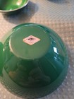 Vintage  1960s Emalox Norway Green Bowls Set 4 Bjorn Engo Mcm Anodized Aluminum