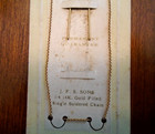 Antique Victorian Hair Pin And Eyeglass Chain 14k Gf J f s  Sons W  Orig  Card