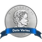 Lot Of 10 -  5 Silver Canadian Maple Leaf 1 Oz Random Year Bu