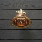 Nautical Marine Cargo Smooth Brass   Copper Pendant ceiling wall hanging Light