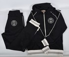 Men   s Gucci Black Zip-up Tracksuit Set S   Full Set