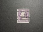 Us Stamp Scott   517 1917 Franklin Violet 50 C Perf 11 Stamp Precancel Mint