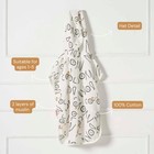 Bebelop Cotton Muslin Baby Bath Poncho Hooded Towel Infants Toddlers  bike 
