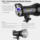 Godox Sk300ii 300w Photo Studio Strobe Flash Light Head trigger softbox stand