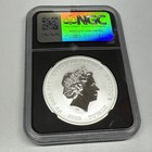 2022p Tuvalu S 1 The Simpsons Homer Simpson 1oz Silver Ms 69 Ngc Loc A1