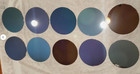10 Pc Lot 200mm 8  Semiconductor Silicon Wafers Plain W  Different Color Plating