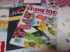 Scrapbooking Lot 2 Magazines Stickers Papers Die-cuts Memory Album Idea For Kids