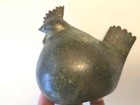 Chinese  japanese Ancient Bronze Or Copper Hen Statue From Private Collection 