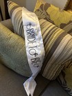 White Bride To Be Sash