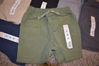 4ta Nwt Size 24m 2t Boys Jumping Beans 6 Pairs Of Woven Pull On Shorts Mixed Lot