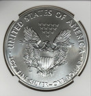 2017-w American Silver Eagle  1 00  Ngc Ms70  Burnished  1oz Asw 