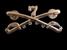 U s Military 7th Cavalry Pin Metal Hat Badge Crossed Sabers Swords George Custer