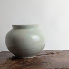 Sale Joseon Dynasty White Porcelain Pot Late Jyo Korean Ceramic Flower Vase