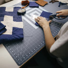 Fiskars 24  X 36  Self-healing Double-sided Cutting Mat  Gray And White- Sale