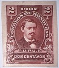 Travelstamps  1907 Honduras Stamps Scott  120a - 2c Pres J m  Medina Imperf Mogh