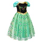 Princess Anna Elsa Role Cosplay Frozen Dress Costume Dress For Big Girls 8 Years