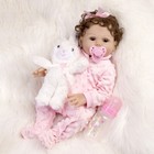 Realistic Reborn Girl Doll Full Body Silicone Vinyl Newborn Baby Dolls Xmas Gift