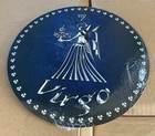 Virgo Virgin Zodiac Sign 12  Round Metal Sign Horoscope Astrology Home Decor