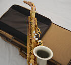 New Professional Matt Rose Brass Alto Saxophone Cupronickel Bell Eb Sax W case