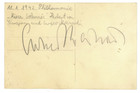 Herbert Von Karajan   Enrico Mainardi Signed Autograph 1942 Postcard Beethoven