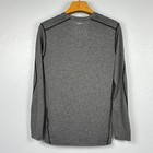 Adidas Techfit Long Sleeve Shirt Climalite Small Grey Heathered Athletic Base