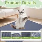 Ptazsctc Cat Litter Mat 34  X22  Silicone Cat Mat For Litter Box  Soft Kitty    