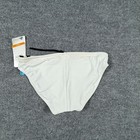 Vintage Speedo Fitness Briefs Mens White Size 38 Swimwear Bottoms Lycra Nwt