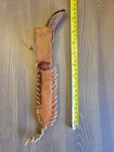 Antique Civil War Era Stag Handle Side Knife   Sheath 