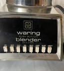 Vintage Waring Push Button Blender Solid State Chrome 8 Speed Model  1129 Usa