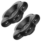 2pcs Bakelite Valve Handles For Outdoor Faucet Industrial Use Black