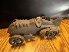 Vintage 1930s Hubley Cast Iron Streamline Racer  5 -   6 1 4    Rare 6-spoke Wheels